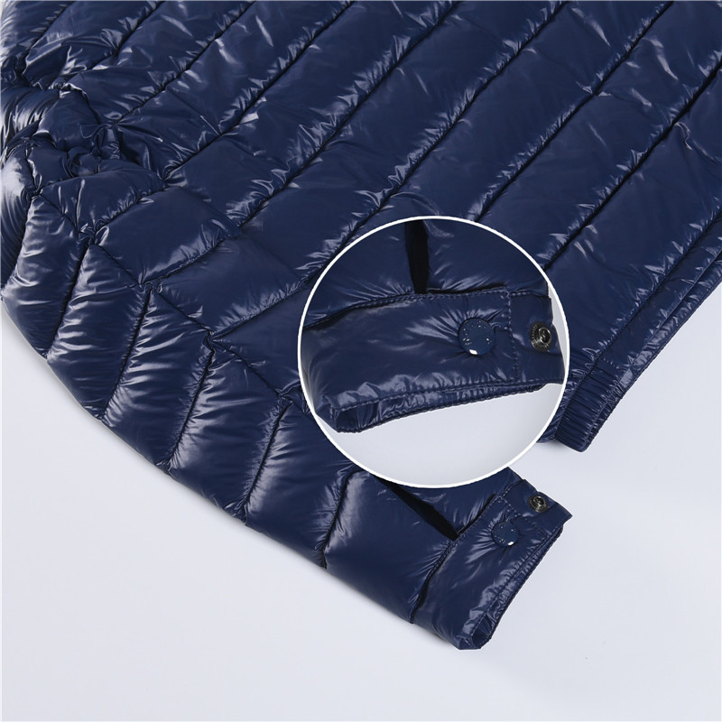 Moncler / Mongkelai 2025 Acorus Classic Lightweight Stand-Collar Casual Men’s Down Jacket –Navy Blue