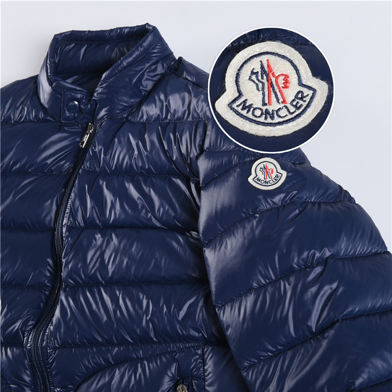 Moncler / Mongkelai 2025 Acorus Classic Lightweight Stand-Collar Casual Men’s Down Jacket –Navy Blue