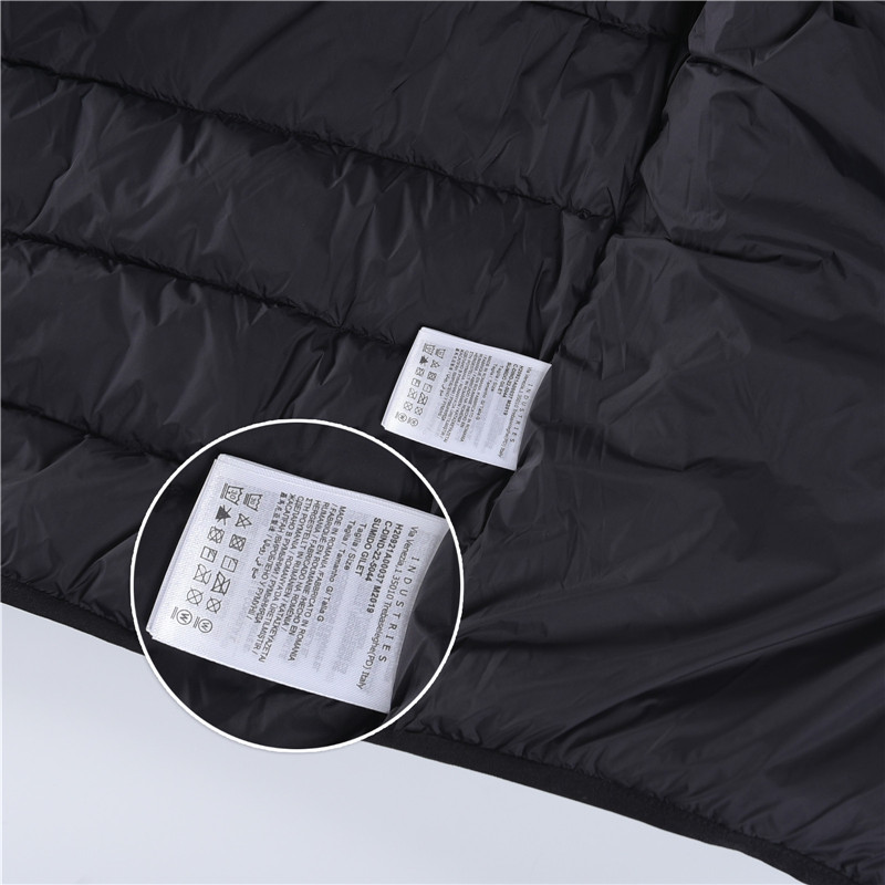 Moncler / Mongkelai 25SS Vendavel Autumn/Winter New Arrival – Windproof Luxury Casual Stand-Collar Down Vest, Unisex, Black