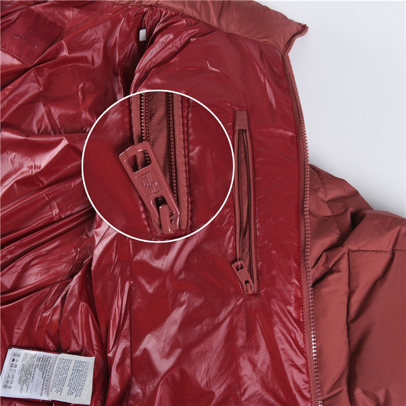 Mongkelai 2025 Vardar Autumn/Winter New Arrival – Diamond Quilted Stand-Collar Down Jacket, Unisex, Rose Red