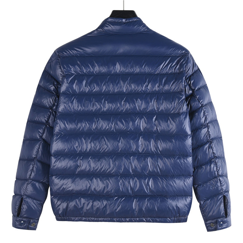 Moncler / Mongkelai 2025 Acorus Classic Lightweight Stand-Collar Casual Men’s Down Jacket –Navy Blue