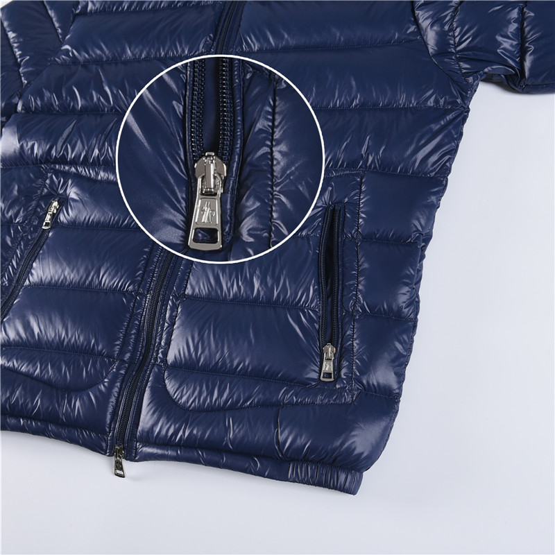 Moncler / Mongkelai 2025 Acorus Classic Lightweight Stand-Collar Casual Men’s Down Jacket –Navy Blue