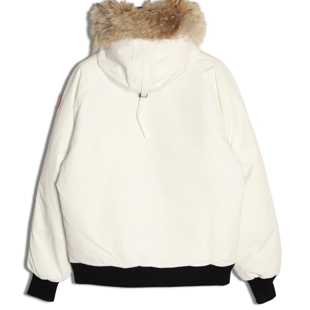 Canada Goose Chilliwack Bomber Jacket Down Coat – White (Model 01)