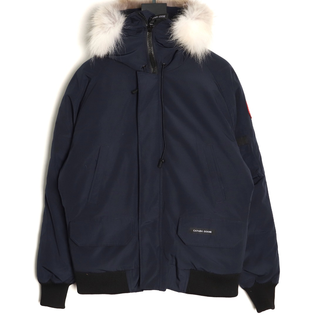 Canada Goose Chilliwack Bomber Jacket Down Coat – Dark Blue (Model 01)