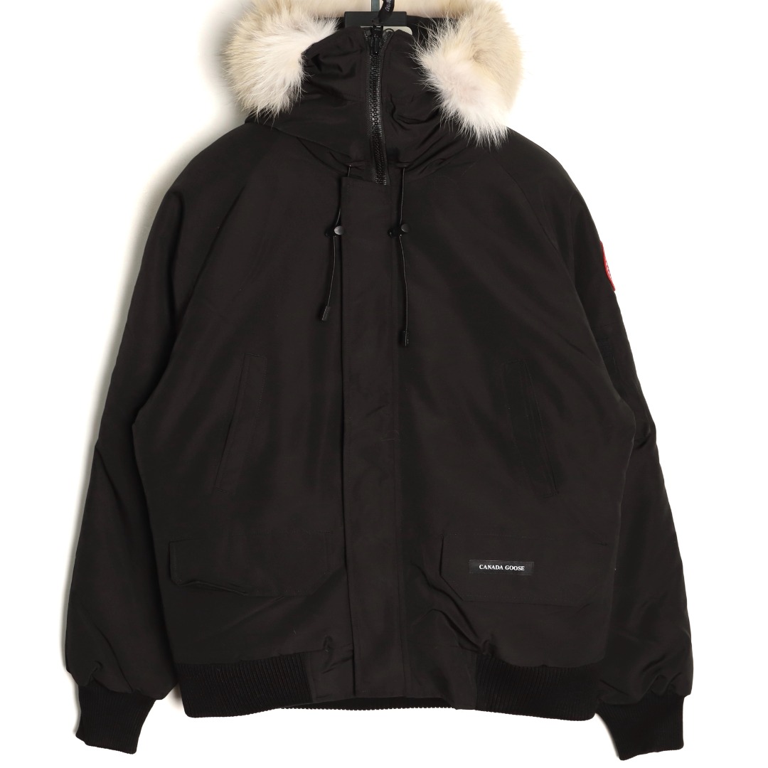 Canada Goose Chilliwack Bomber Jacket Down Coat – Black (Model 01)