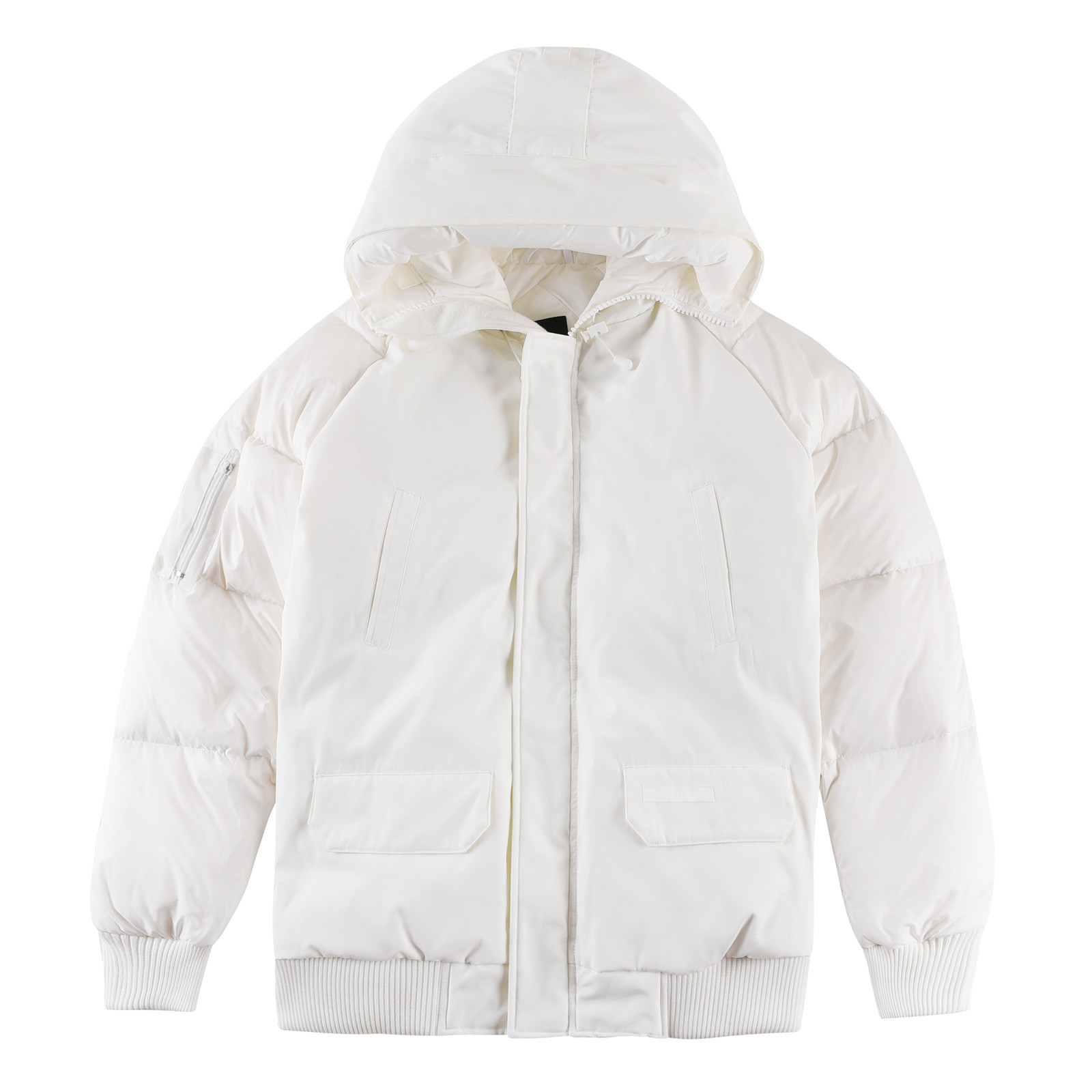 Canada Goose Junction Puffer Down Vest with Logo Patch– White