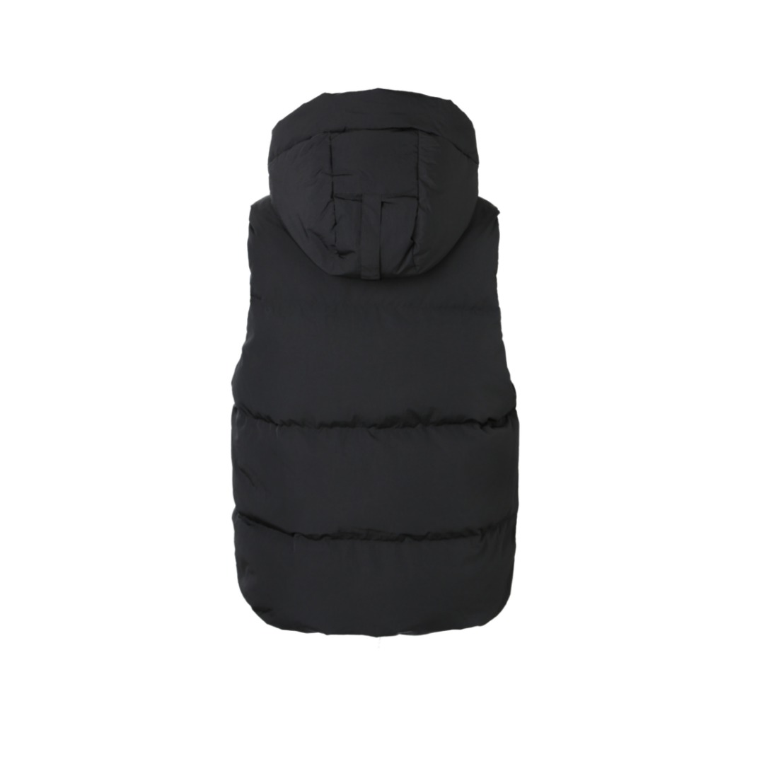 Canada Goose Junction Puffer Down Vest with Logo Patch– Black