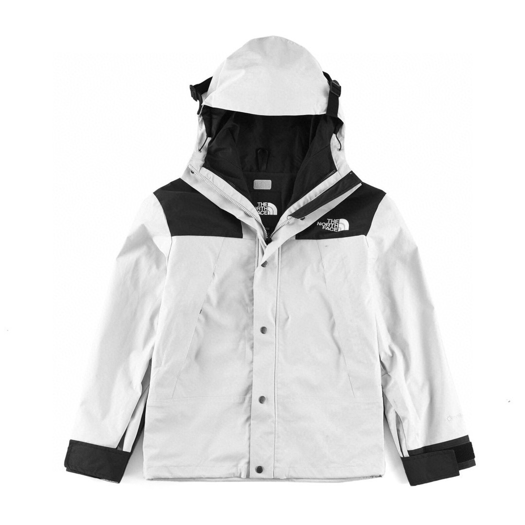 THE NORTH FACE 1990 Classic Outdoor Waterproof Jacket–White