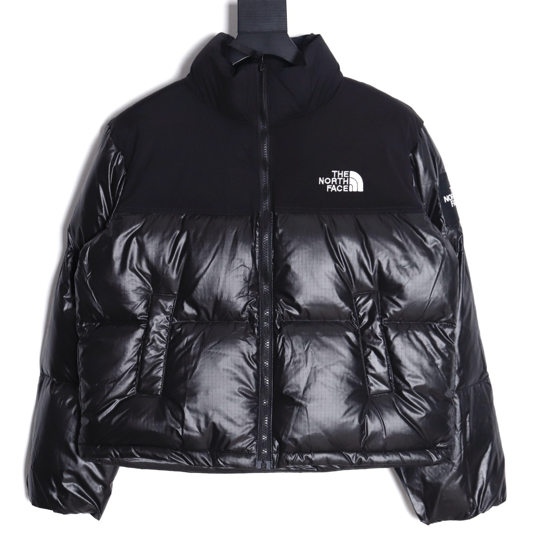 THE NORTH FACE TNF 22SS 82B Short Retro Shiny Down Jacket – Black