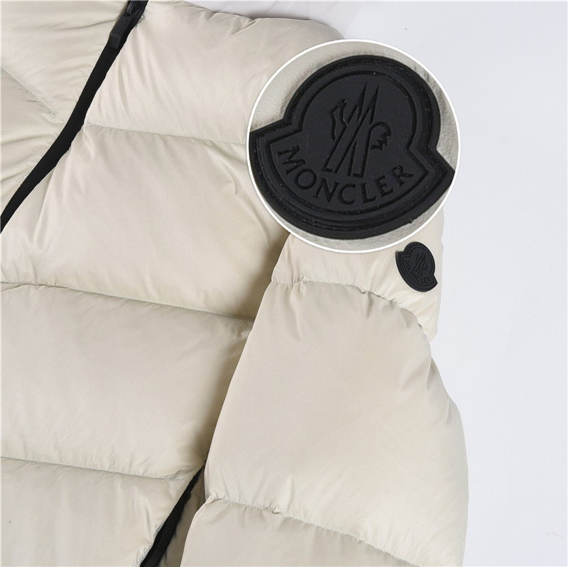 Mongkelai 2025 Vardar Autumn/Winter New Arrival – Diamond Quilted Stand-Collar Down Jacket, Unisex, Beige