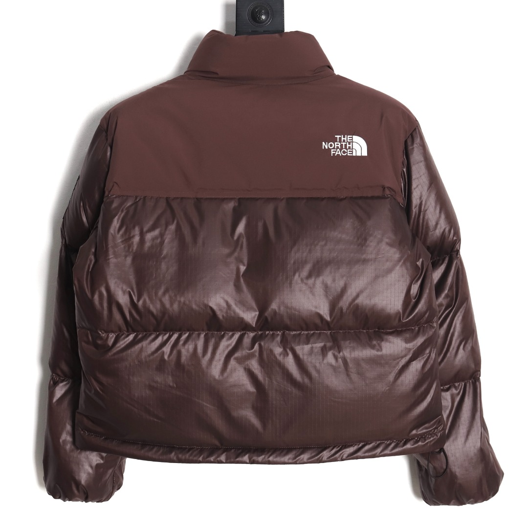 THE NORTH FACE TNF 22SS 82B Short Retro Shiny Down Jacket – Coffee