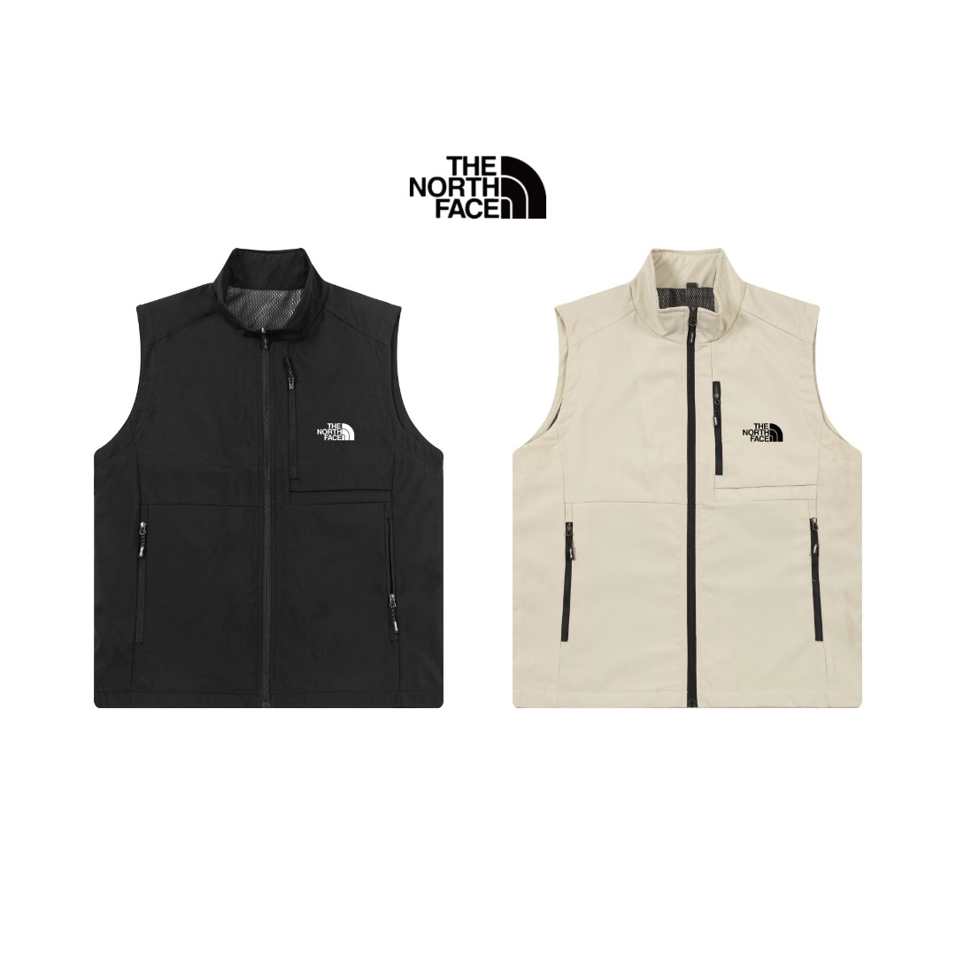 THE NORTH FACE SS New Outdoor Windproof, Water-Resistant, Breathable Lightweight Vest– White