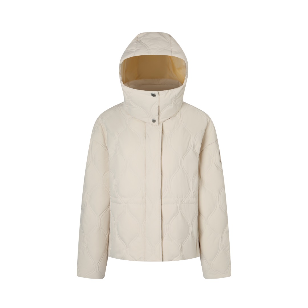Canada Goose Women’s Hooded Down Jacket White