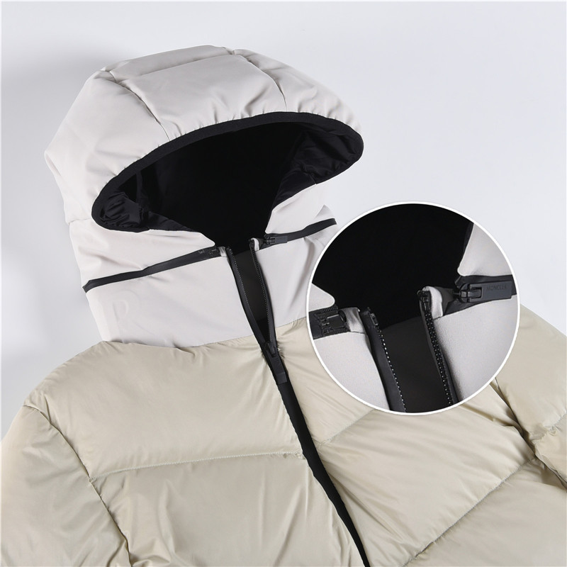 Mongkelai 2025 Vardar Autumn/Winter New Arrival – Diamond Quilted Stand-Collar Down Jacket, Unisex, Beige