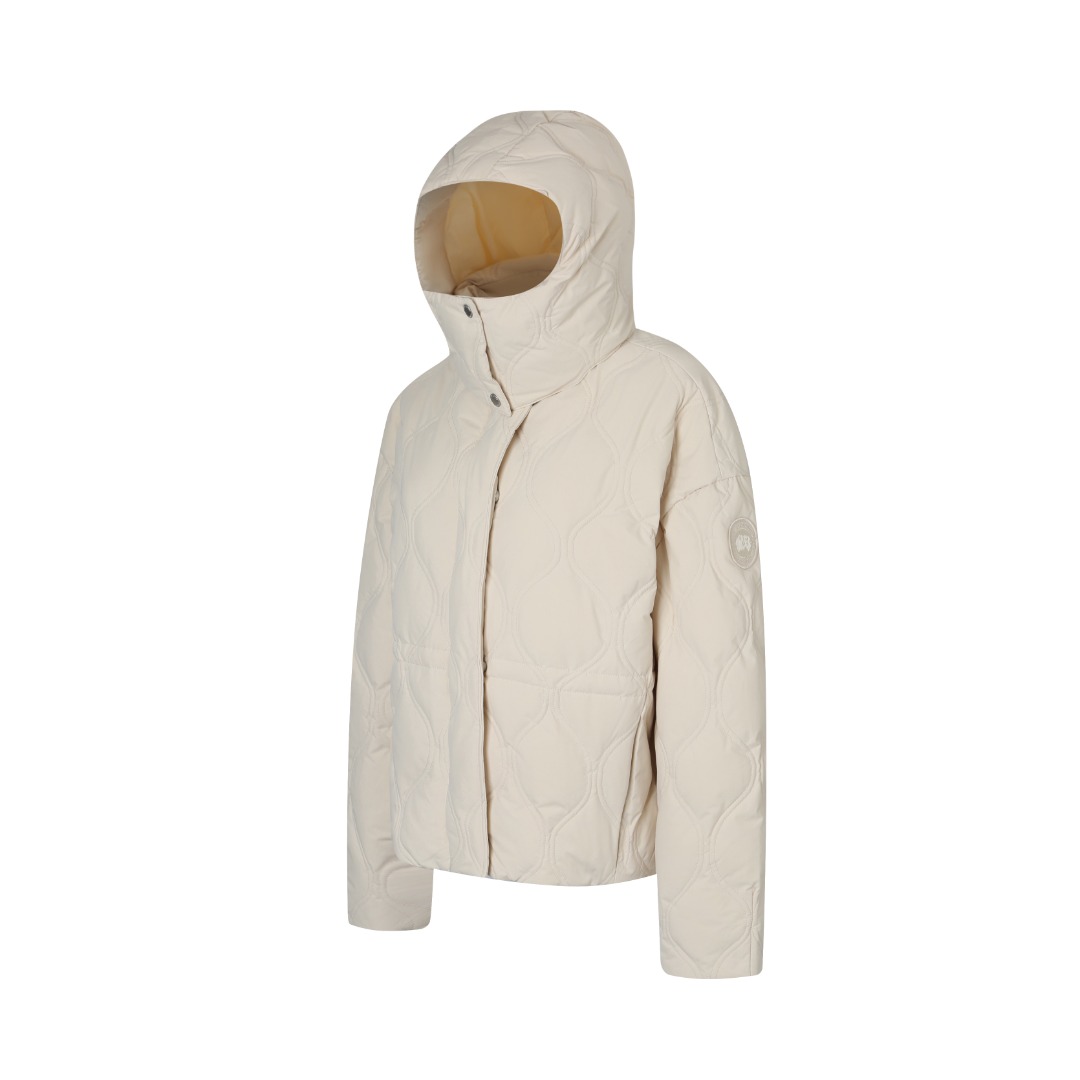 Canada Goose Women’s Hooded Down Jacket White