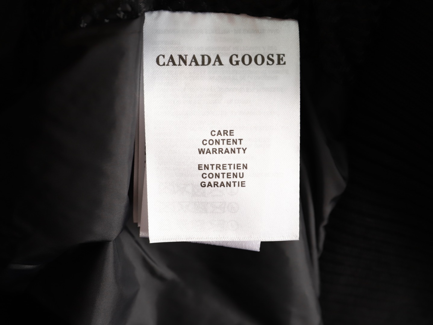 Canada Goose Chilliwack Bomber Jacket Down Coat – Black (Model 01)