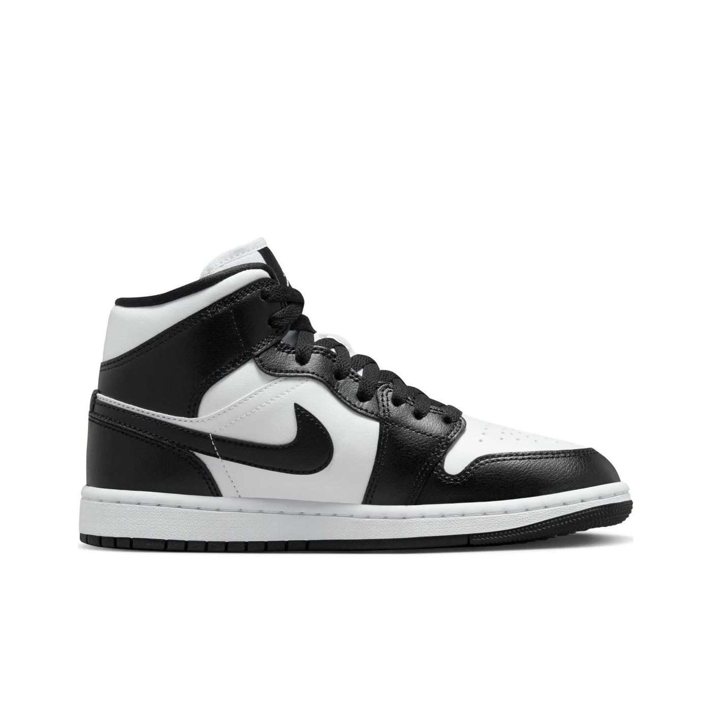 Air Jordan 1 Mid Black White Women