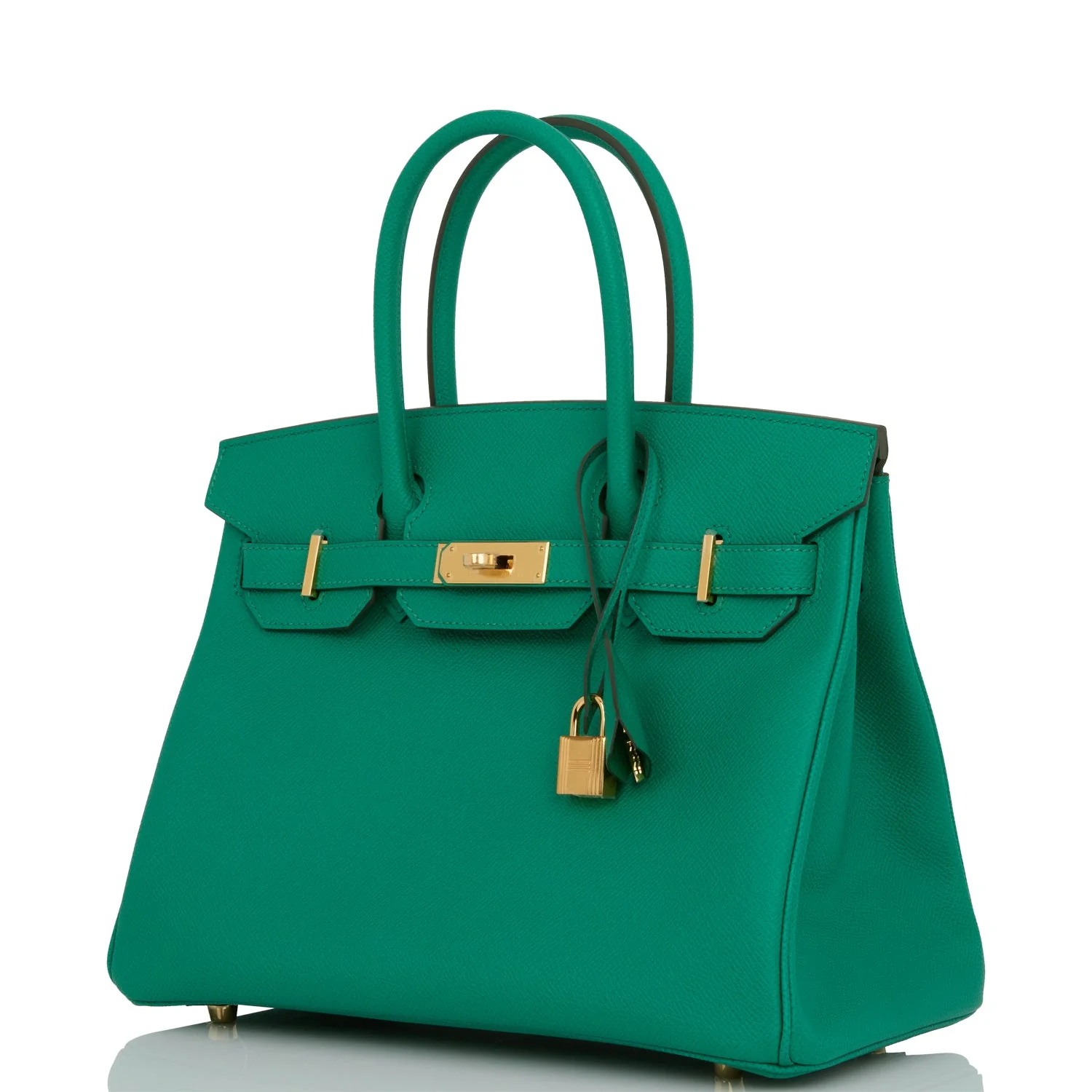Hermes Birkin 30 Vert Jade Epsom Gold Hardware