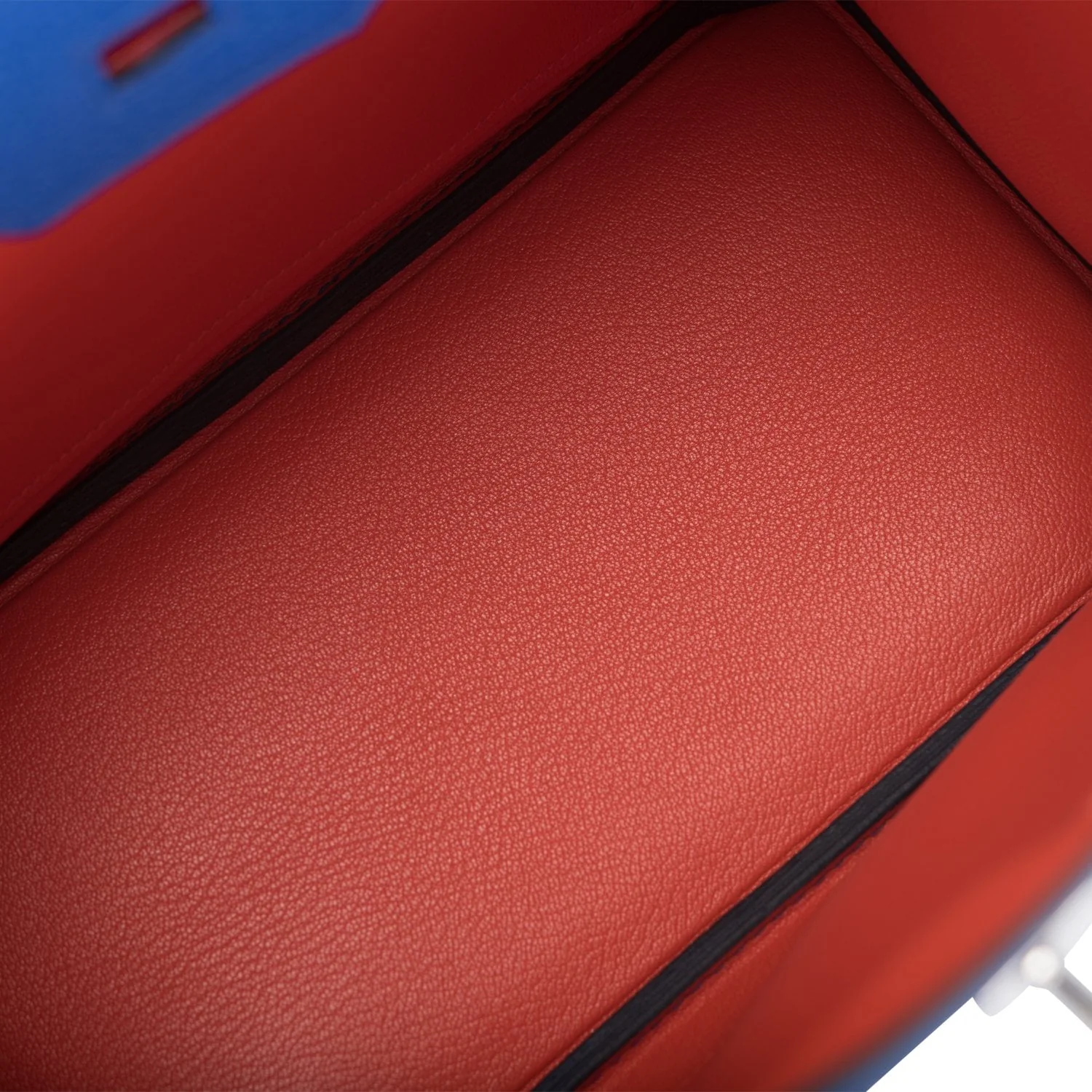 Hermes Birkin 25 Bleu Royal Verso Togo Palladium Hardware