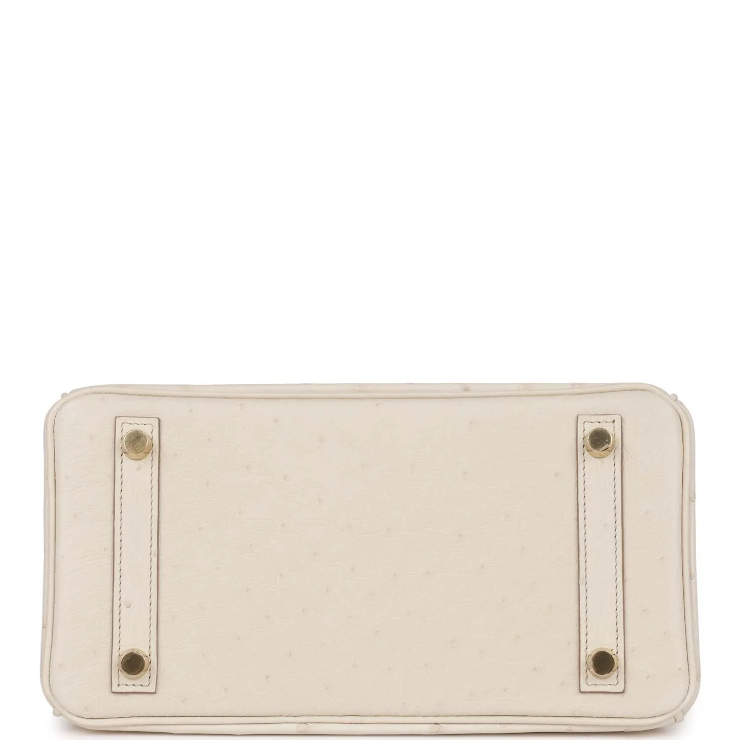 Hermes Birkin 25 Beton Ostrich Gold Hardware