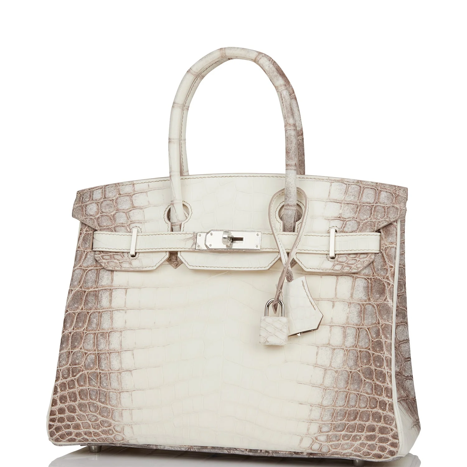 Hermes Birkin 30 Himalaya Niloticus Crocodile Palladium Hardware