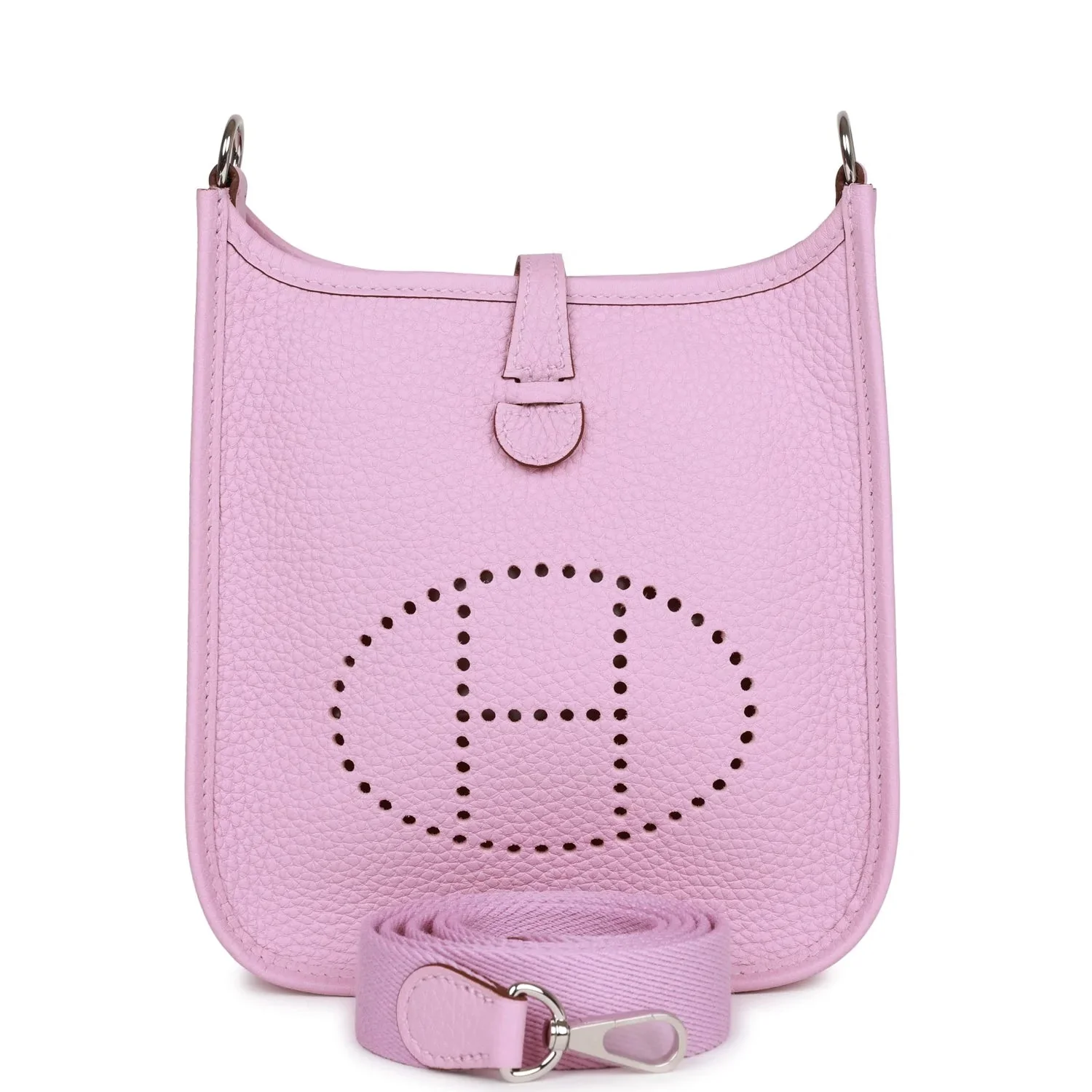 Hermes Evelyne TPM Mauve Sylvestre Clemence Palladium Hardware