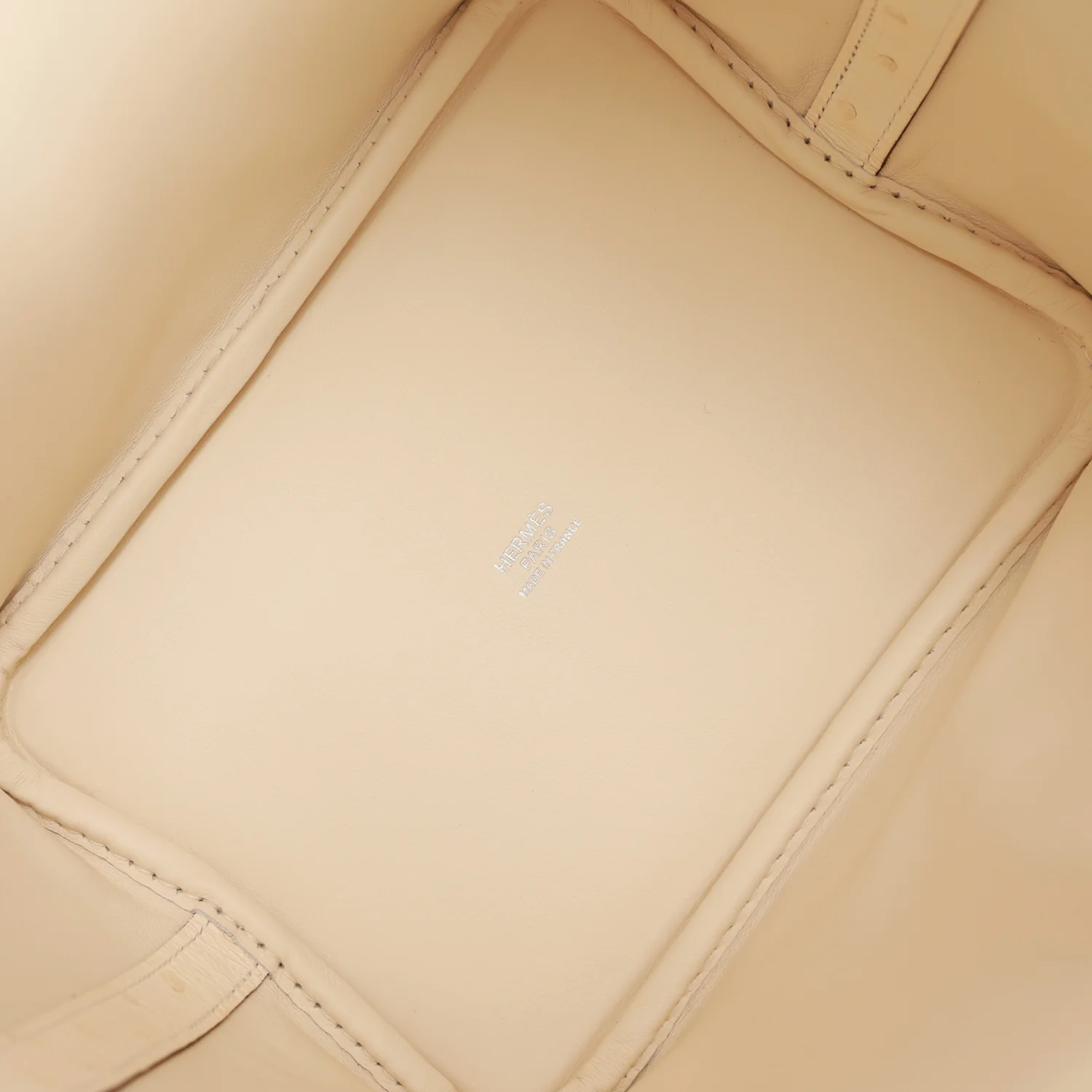 Hermes Picotin Lock 18 Nata Ostrich Palladium Hardware