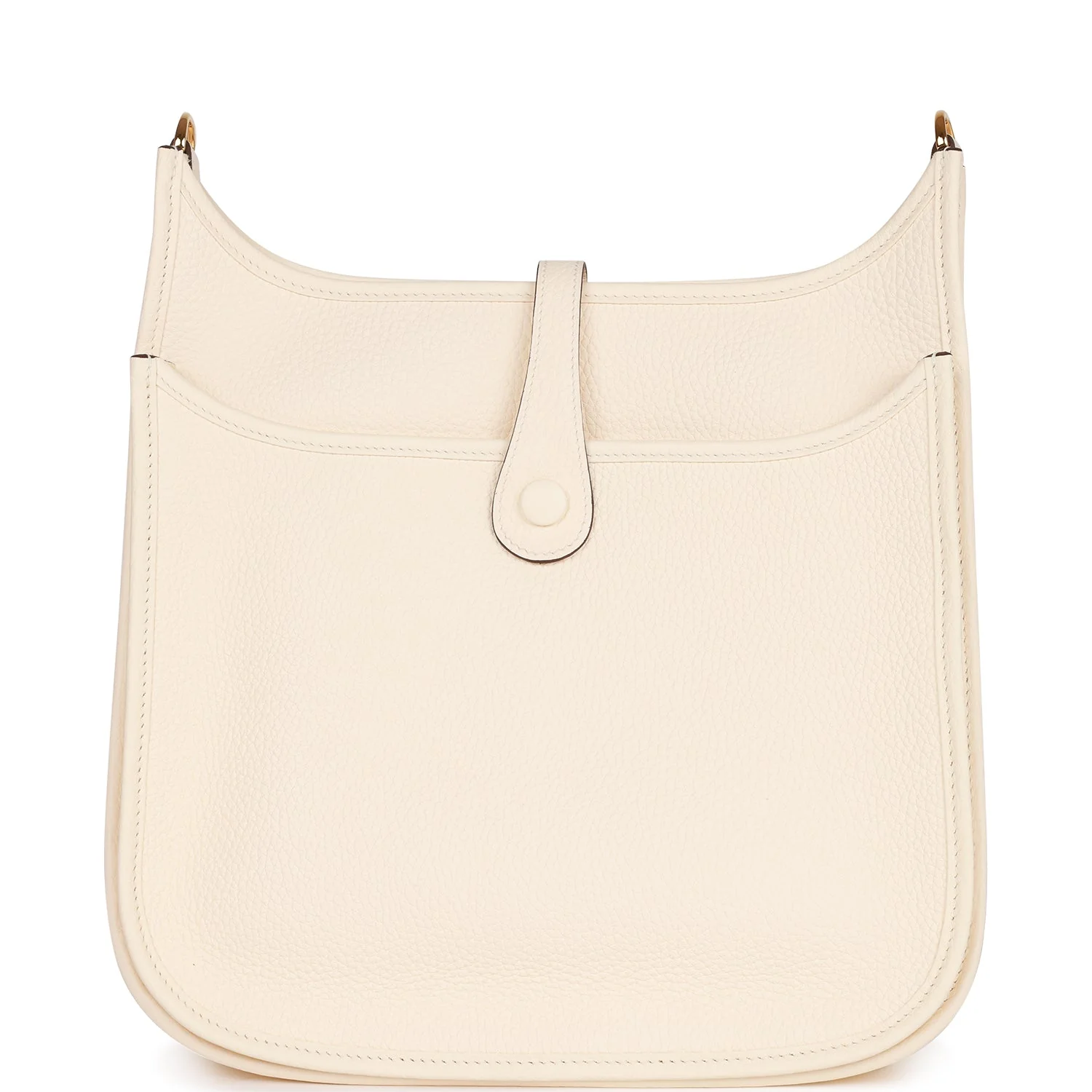 Hermes Evelyne III PM Nata Clemence Gold Hardware