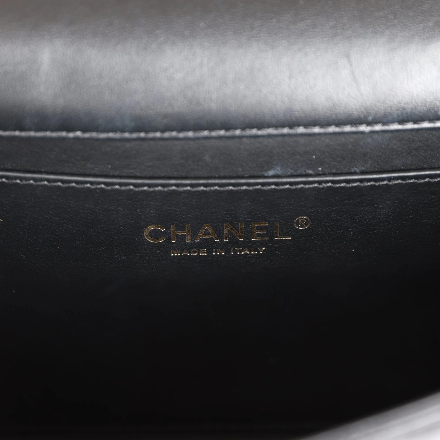 Pre-owned Chanel Fantasy Pearls Large Evening Flap Bag Black Lambskin Light Gold Hardware