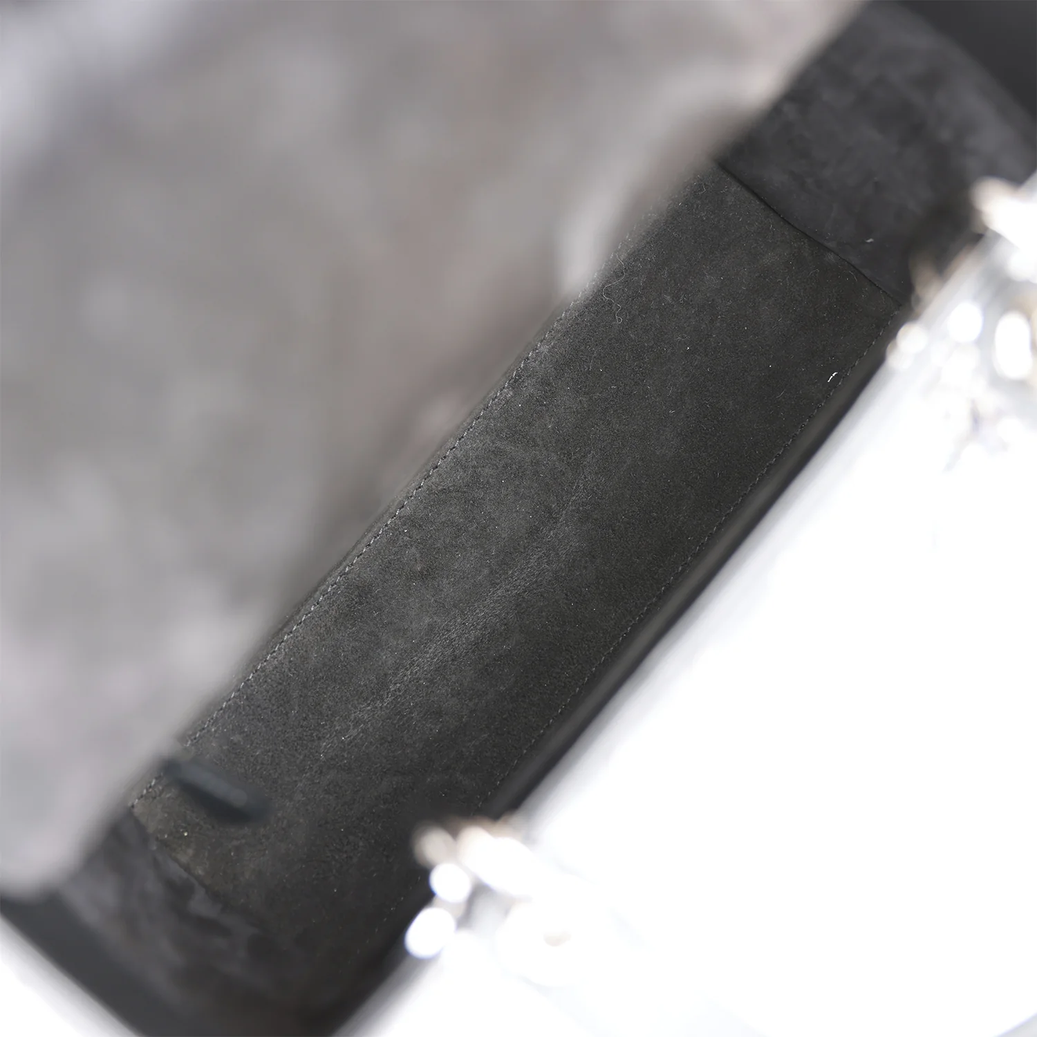 Christian Dior Lucky Star Medium Lady Dior Tote Black Lambskin Ruthenium Hardware