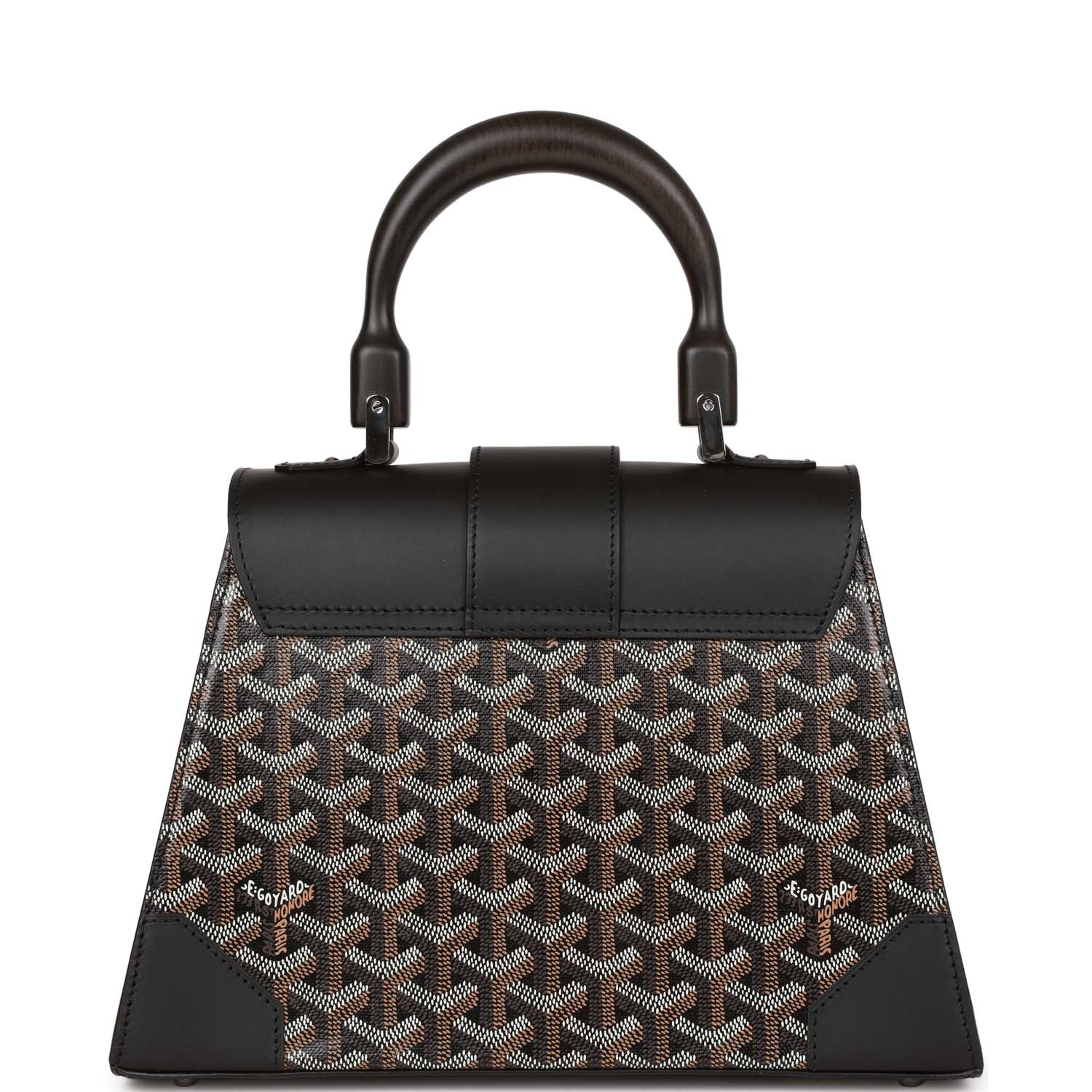 Goyard Saigon Structure PM Bag Lettres Camouflage Blue Motif Palladium Hardware