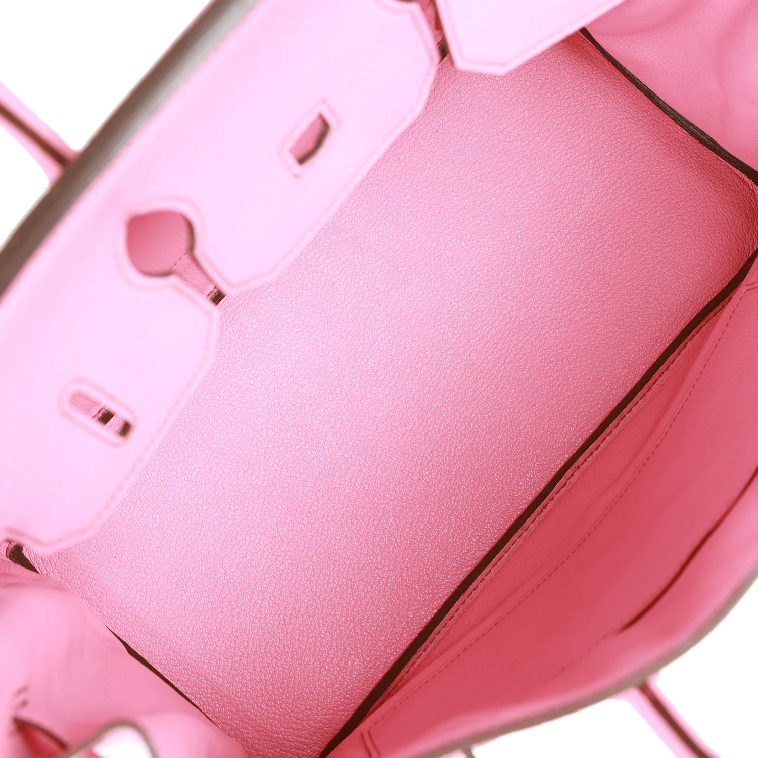 Pre-owned Hermes Birkin 35 Bubblegum Togo Palladium Hardware