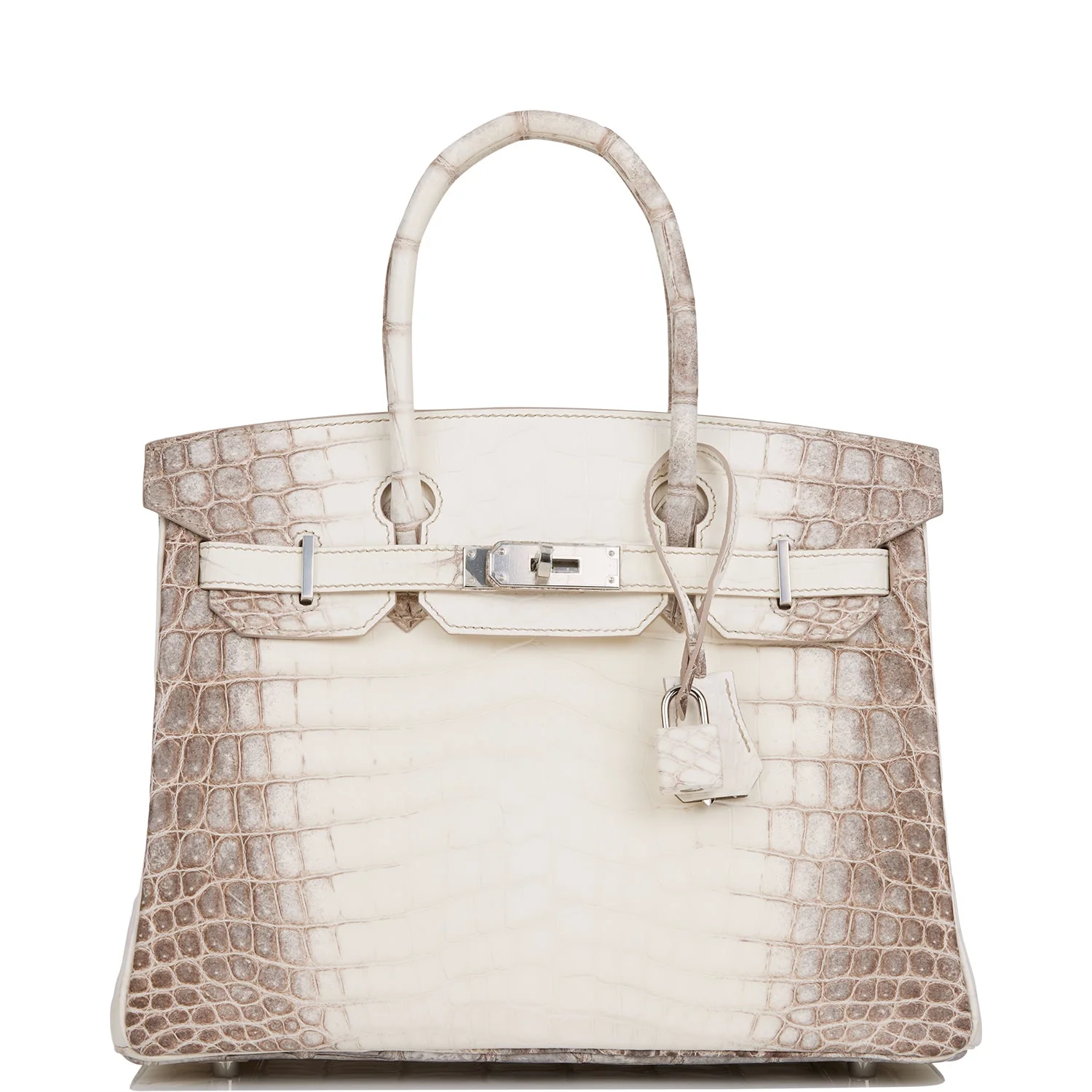 Hermes Birkin 30 Himalaya Niloticus Crocodile Palladium Hardware