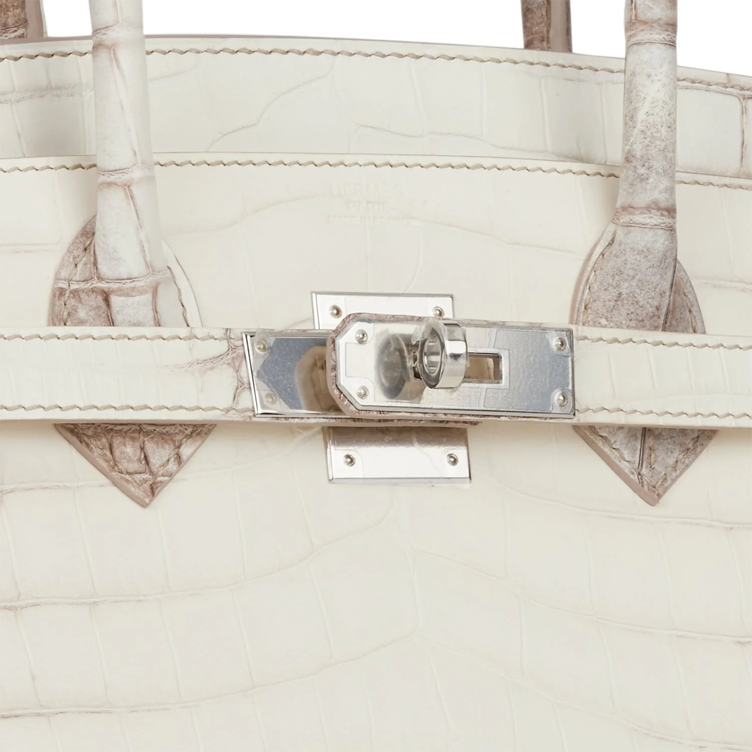 Hermes Birkin 30 Himalaya Niloticus Crocodile Palladium Hardware