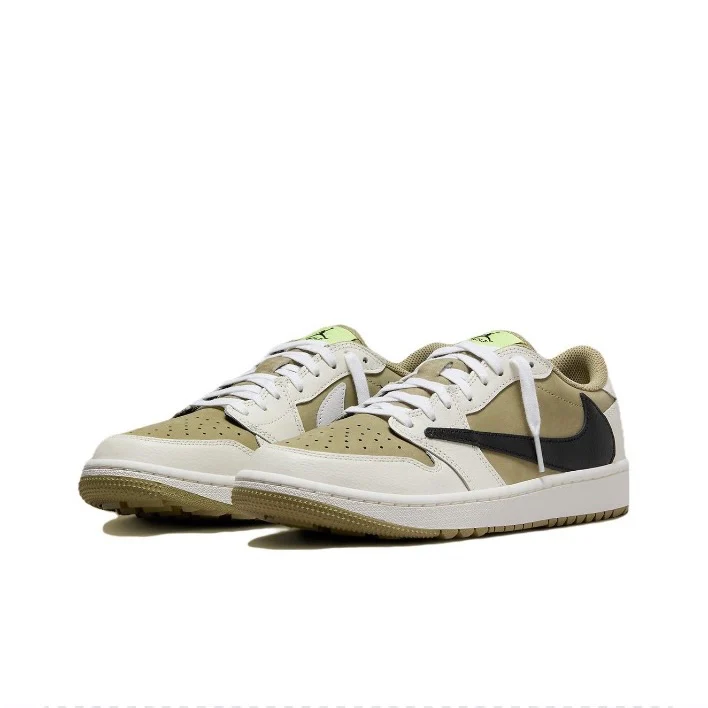 Air Jordan 1 Low Golf Travis Scott Neutral Olive