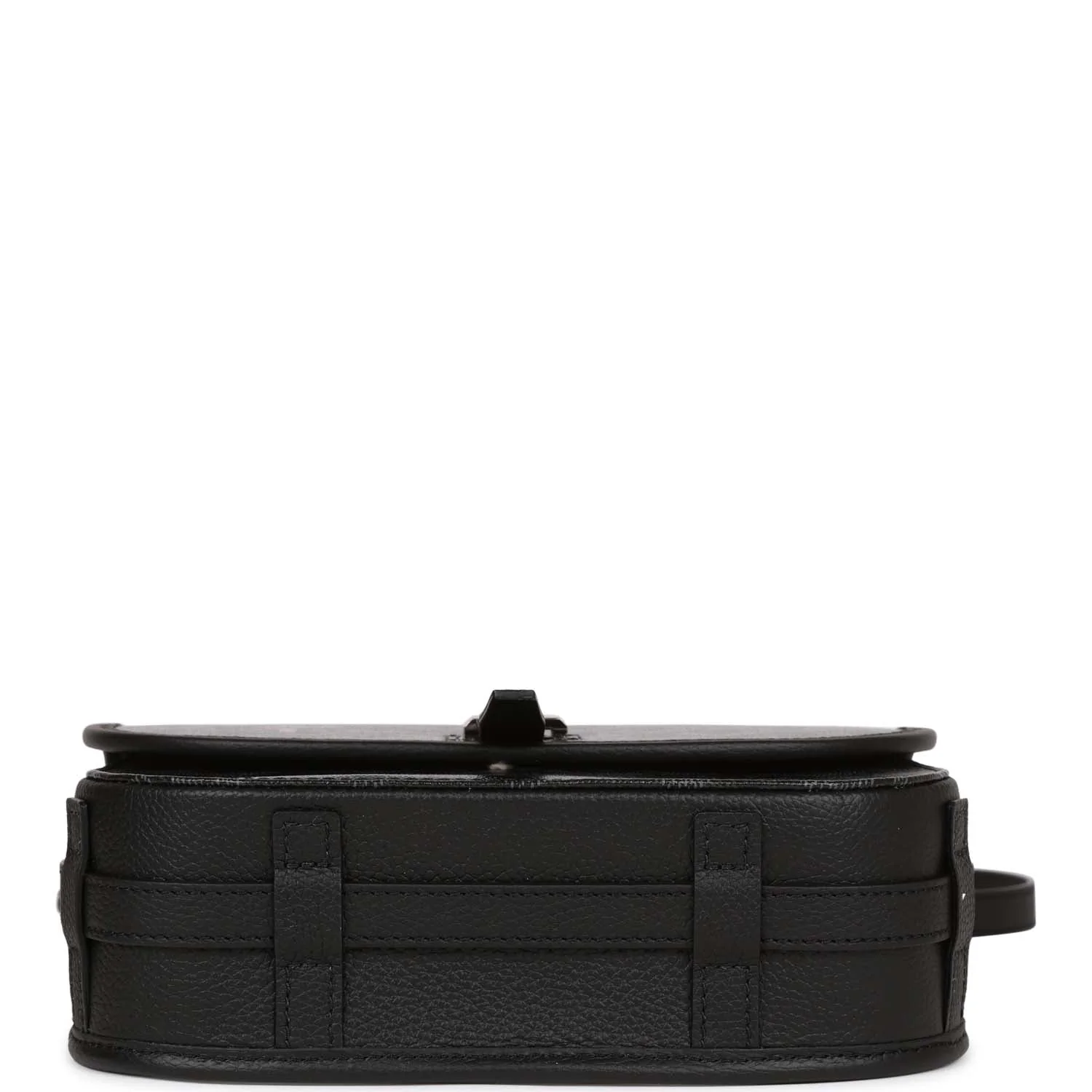 Goyard Belvedere PM Bag Jet Black Goyardine Canvas Silver Hardware