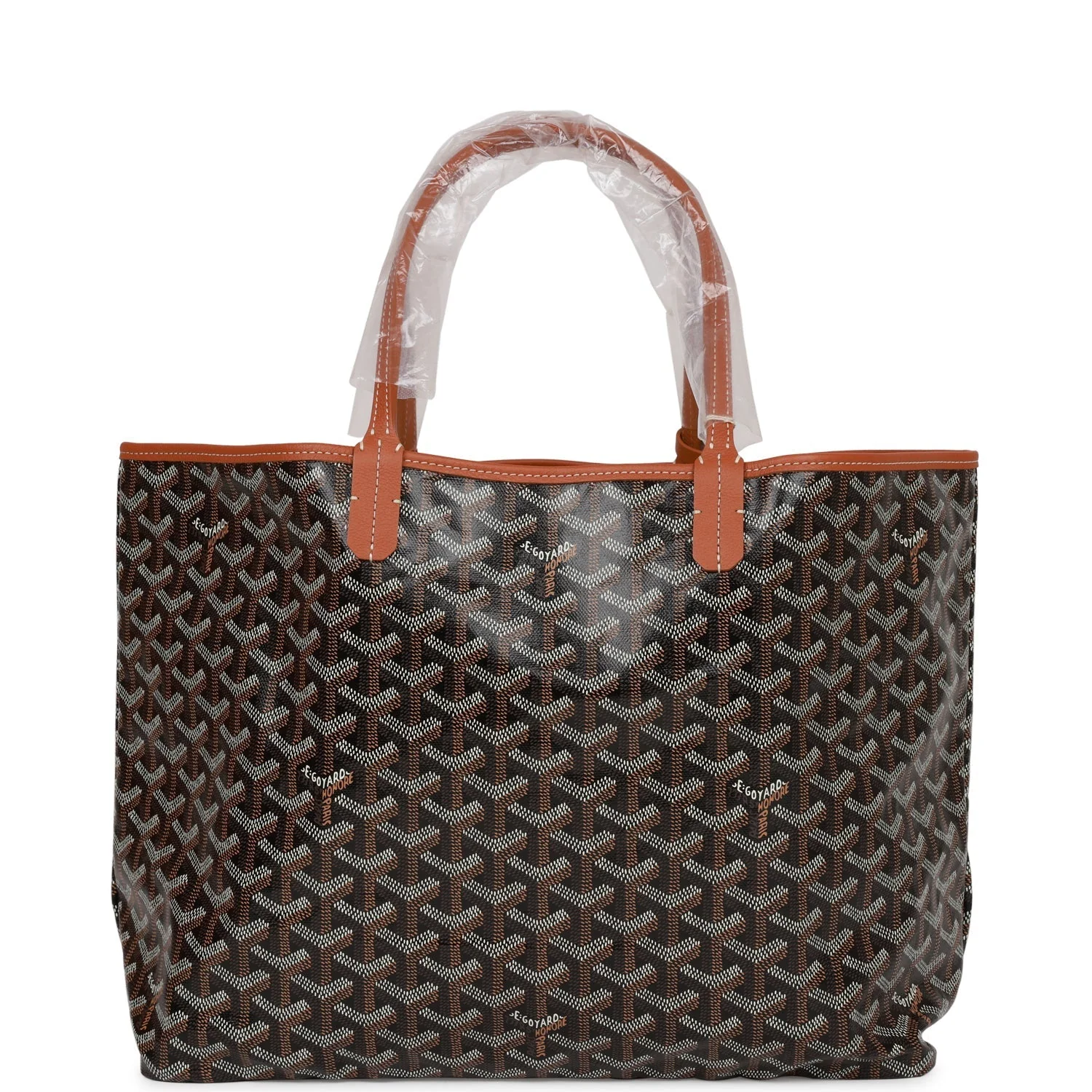 Goyard Goyardine Black St. Louis PM Tote Bag Silver Hardware