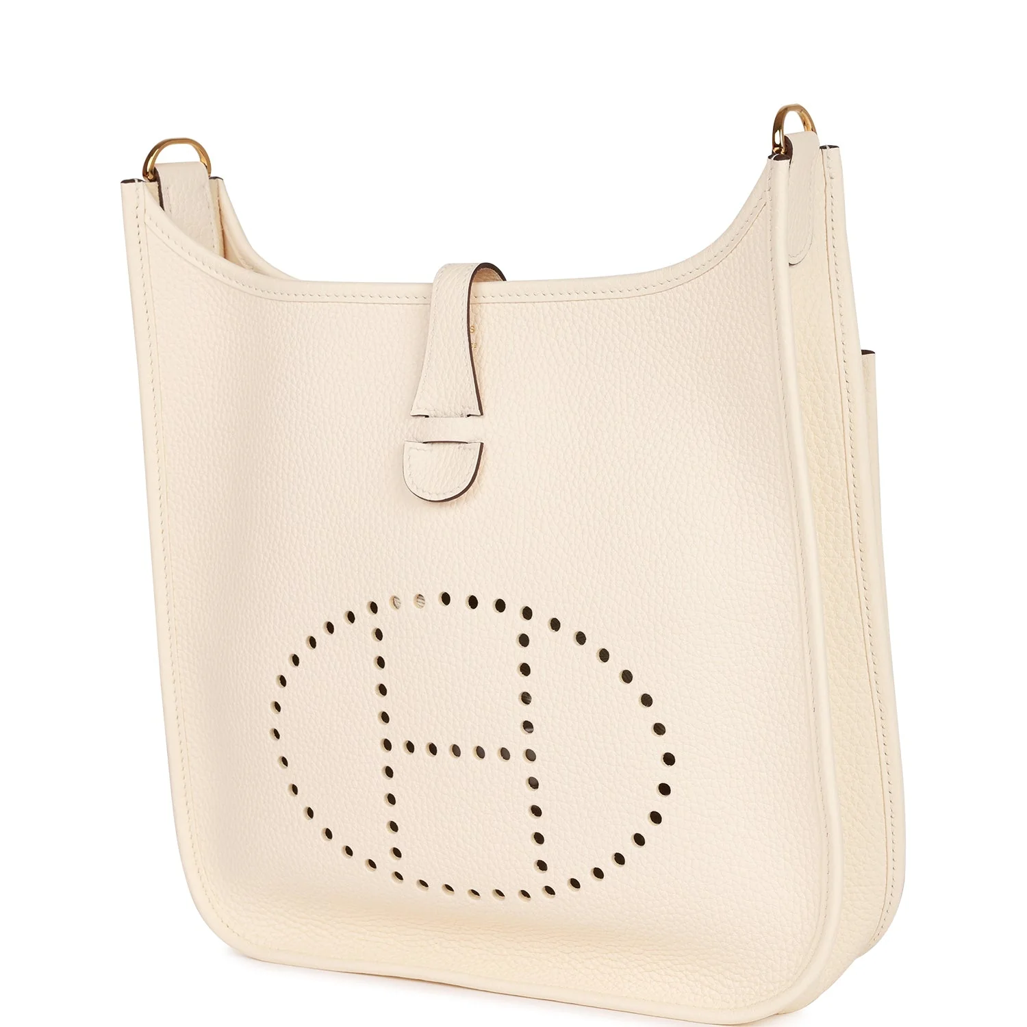 Hermes Evelyne III PM Nata Clemence Gold Hardware
