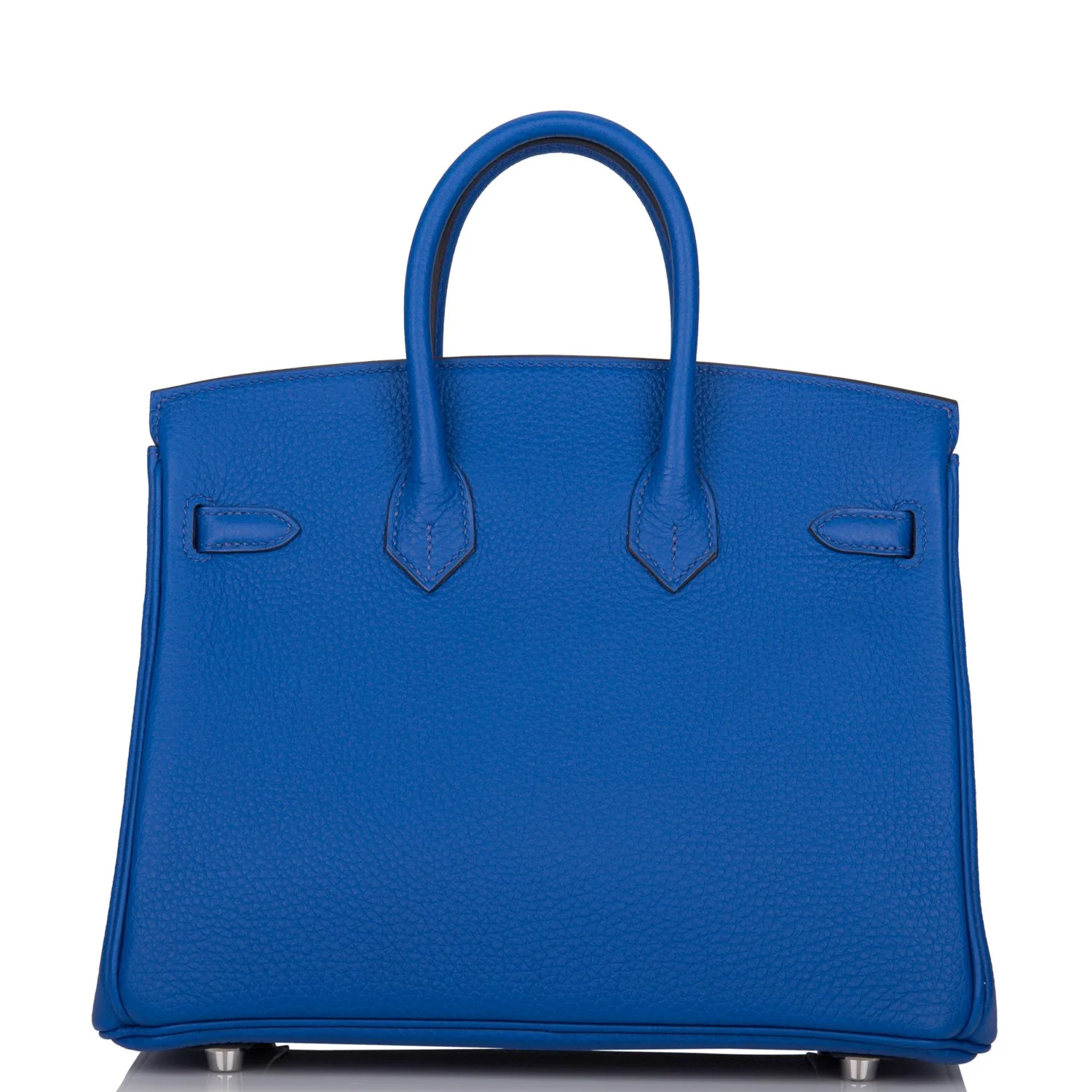 Hermes Birkin 25 Bleu Royal Verso Togo Palladium Hardware