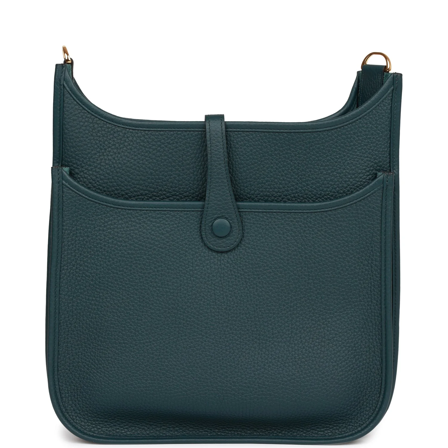 Hermes Evelyne III PM Vert Cypress Clemence Gold Hardware