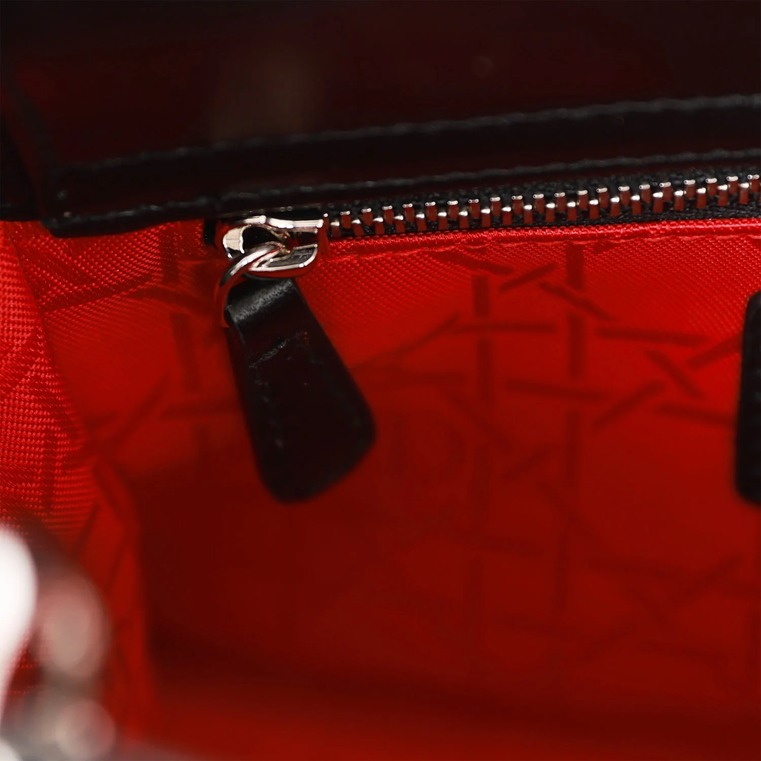 Christian Dior Small ABCDior Lady Dior Tote Black Lambskin Silver Hardware