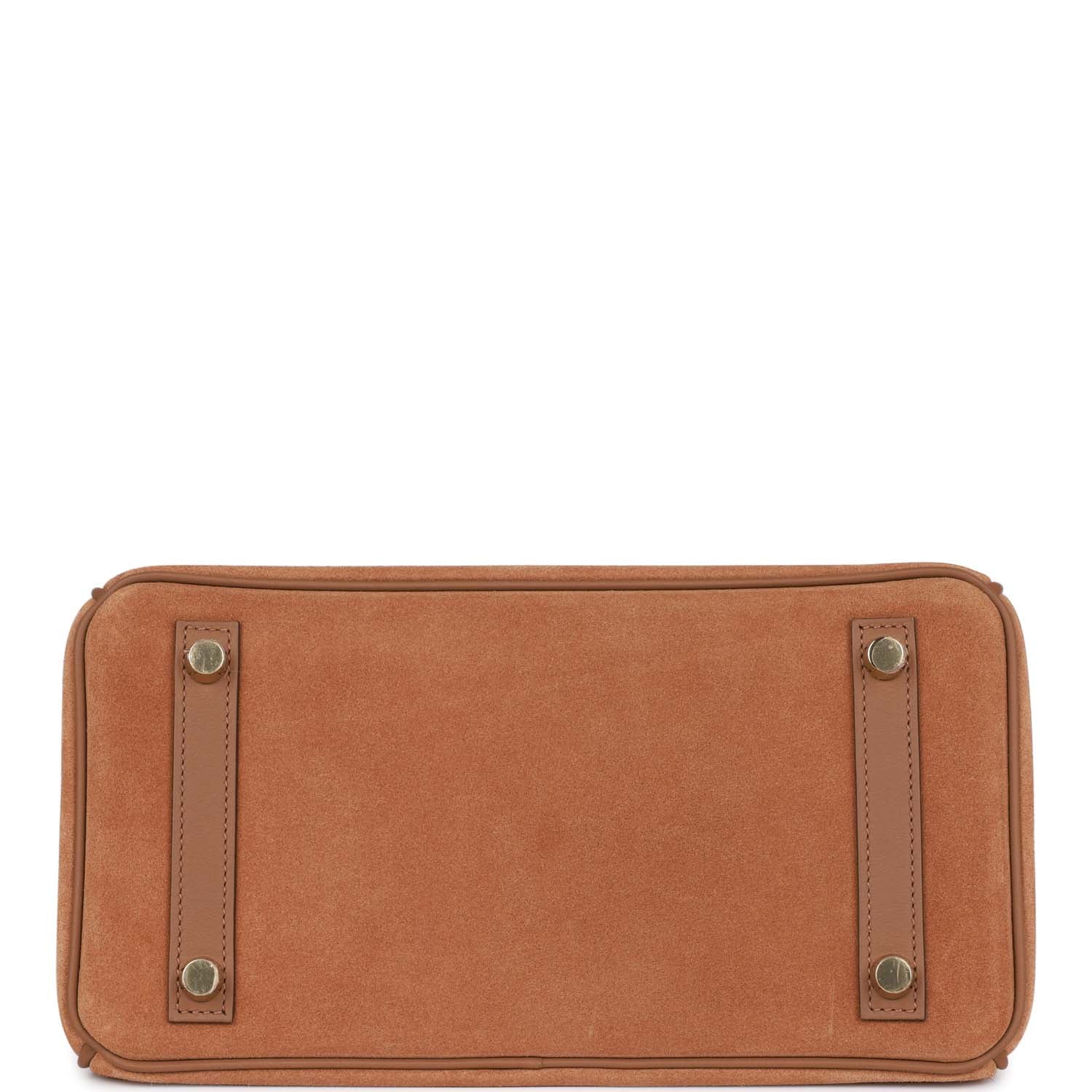 Hermes Birkin 25 Chamois and Alezan Grizzly and Swift Gold Hardware