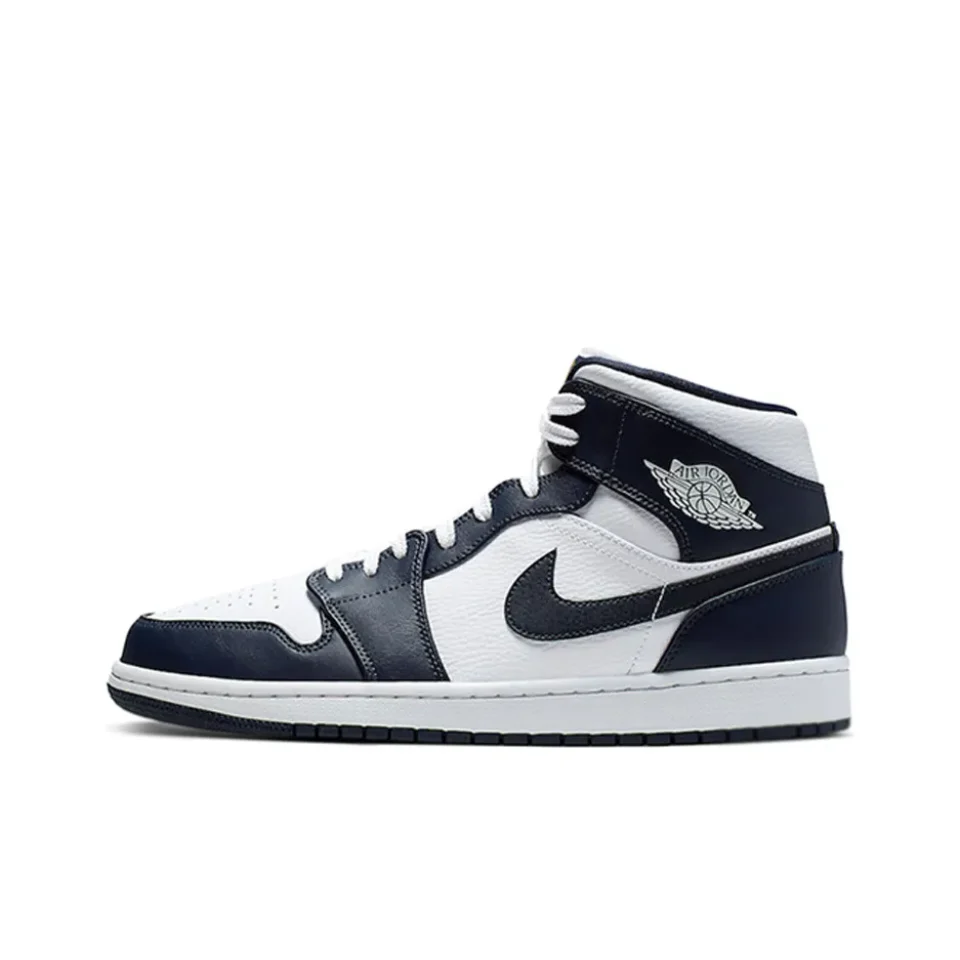 Air Jordan 1 Mid Obsidian