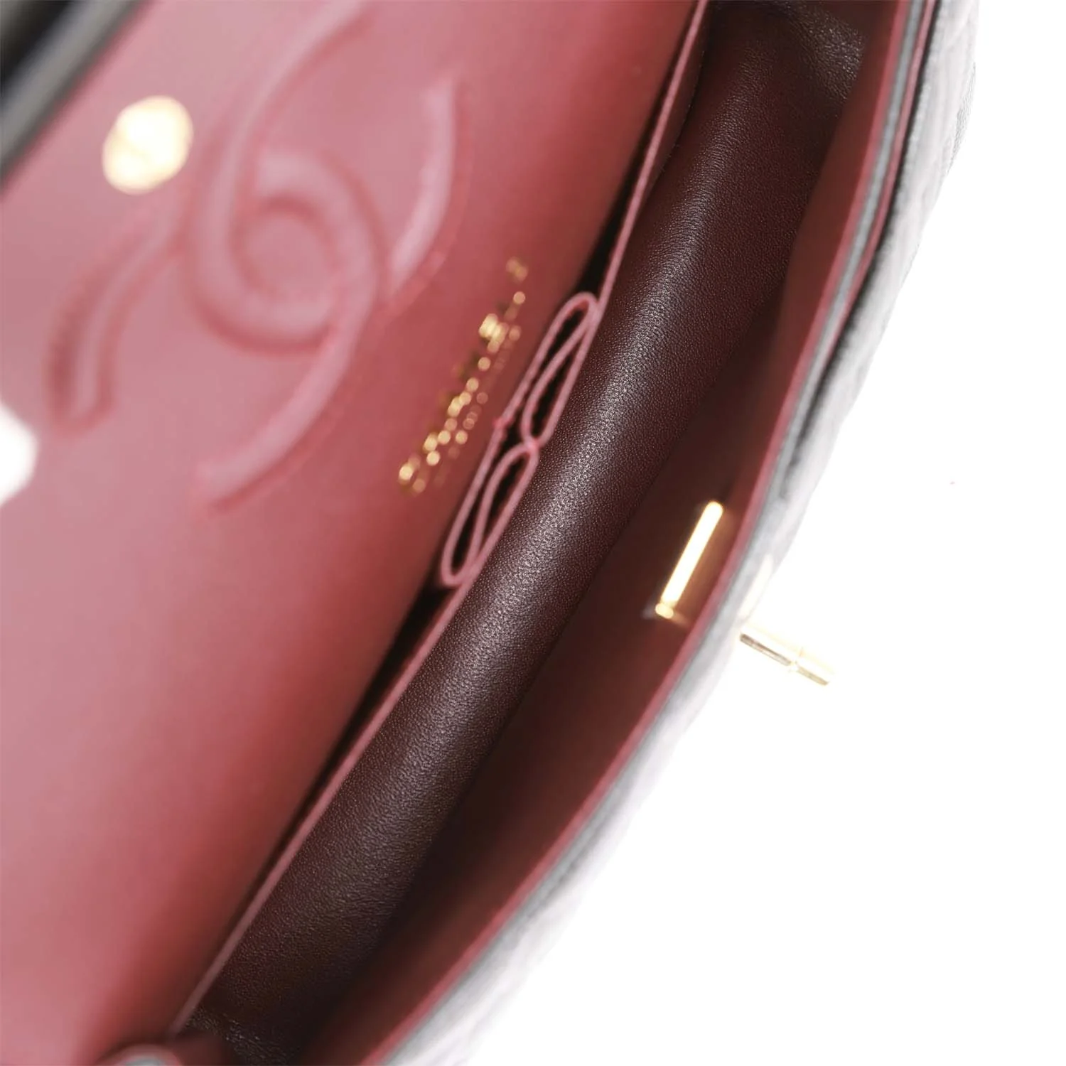 Chanel Medium Classic Double Flap Bag Black Quilted Caviar Gold Hardware