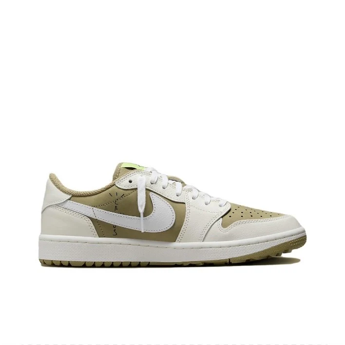 Air Jordan 1 Low Golf Travis Scott Neutral Olive