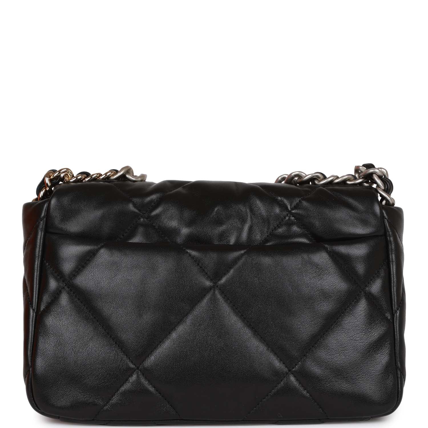 Chanel Medium 19 Flap Bag Black Lambskin Mixed Hardware