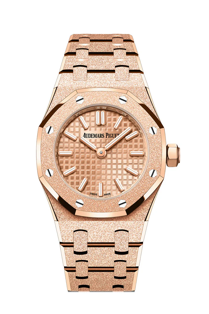 Audemars Piguet Royal Oak Mini Frosted Gold Quartz Pink Gold 67630OR.GG.1312OR.01  MP