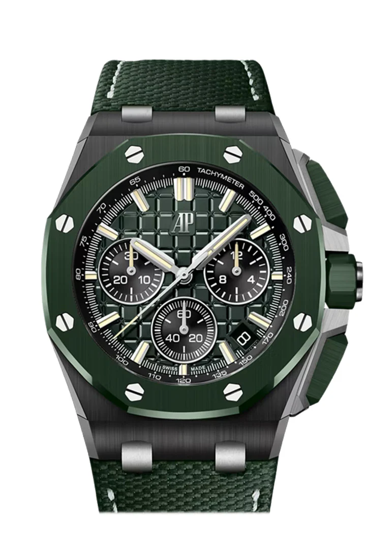 Audemars Piguet Royal Oak Offshore 43 Dark Green Black Ceramic 26420CE.OO.A063VE.01   MP