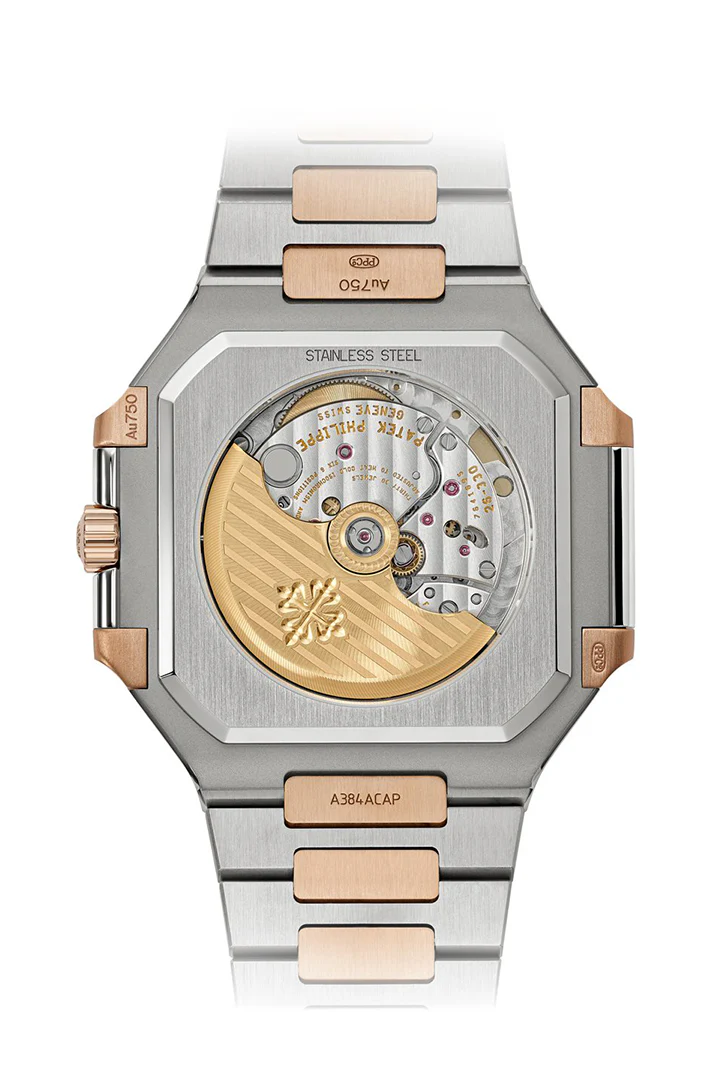 Patek Philippe Cubitus Blue Dial Stainless Steel and Rose Gold Watch 5821/1AR