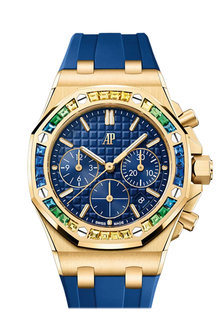 Audemars Piguet Royal Oak Offshore 37 Blue Yellow Gold 26236BA.YY.D346CA.01
